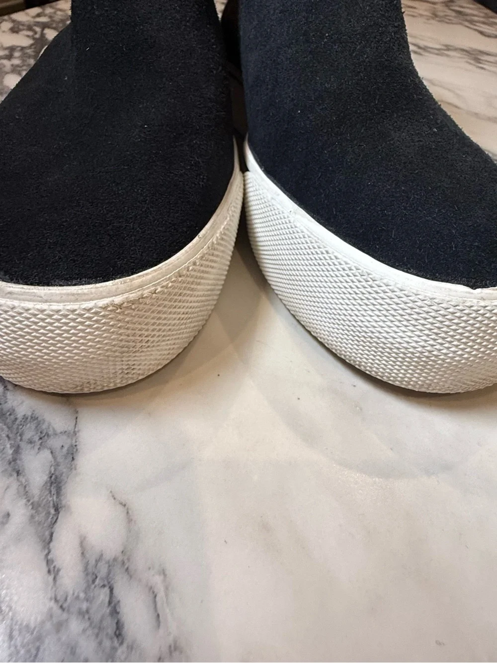 Keds Cooper Zip Black Suede Canvas Sneaker Booties Women's Size 9